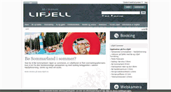 Desktop Screenshot of lifjell.no